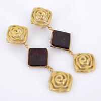 Intaglio Dangle Estate Earrings - Sold for $2,048 on 11-15-2025 (Lot 307).jpg